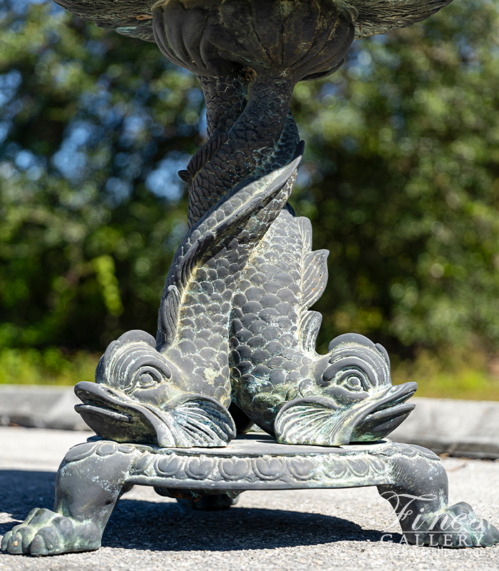 Search Result For Bronze Fountains  - Vintage Tiered Fountain In Patina Bronze  - BF-921